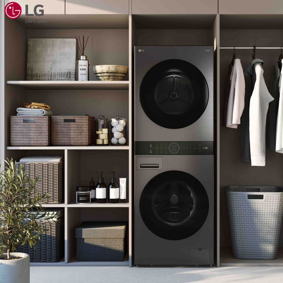 LG 12/9KG WashTower™ Stacked Washer Dryer