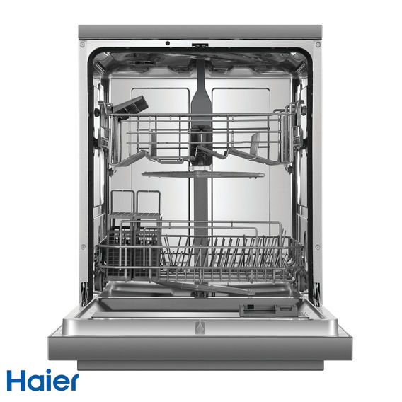 Haier Freestanding Dishwasher Silver Haier Freestanding Dishwasher Silver