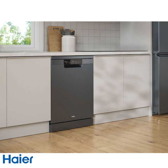 Haier Freestanding Dishwasher Silver