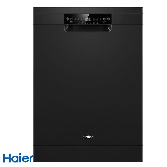 Haier Freestanding Dishwasher Black Haier Freestanding Dishwasher Black