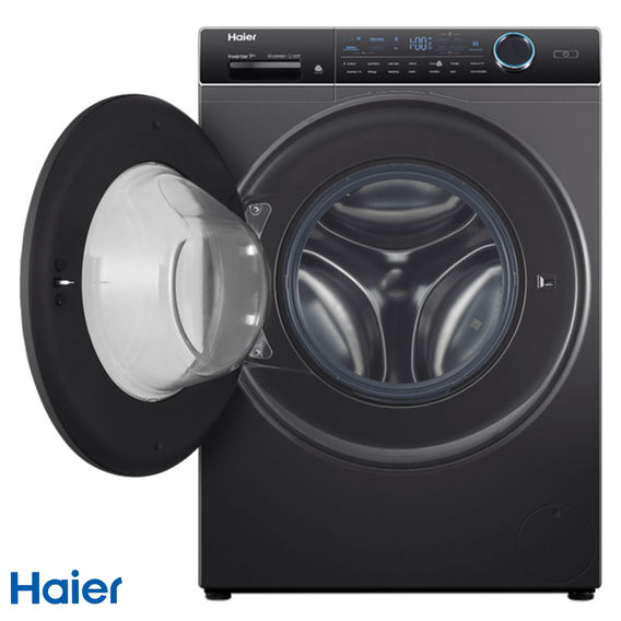 Haier 9.5kg Front Loader Washing Machine Black Haier 9.5kg Front Loader Washing Machine Black