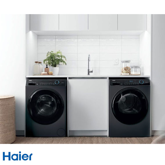 Haier 9.5kg Front Loader Washing Machine Black Haier 9.5kg Front Loader Washing Machine Black