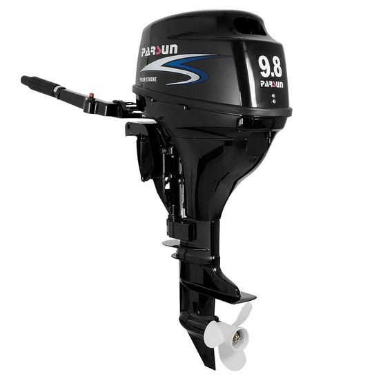 3.35m ISLAND INFLATABLE CAT BOAT + 9.8HP PARSUN OUTBOARD MOTOR