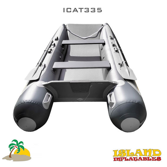 3.35m ISLAND INFLATABLE CAT BOAT + 9.8HP PARSUN OUTBOARD MOTOR 3.35m ISLAND INFLATABLE CAT BOAT + 9.8HP PARSUN OUTBOARD MOTOR