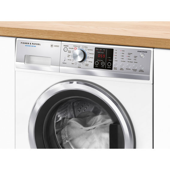 F&P Combo Front Loader Washer Dryer, 8.5kg + 5kg F&P Combo Front Loader Washer Dryer, 8.5kg + 5kg