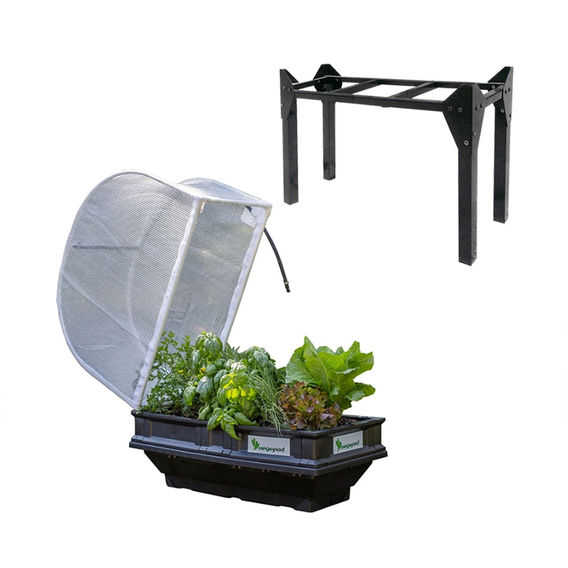 Vegepod Small Raised Garden Bed with Vegecover & Stand Bundle x2