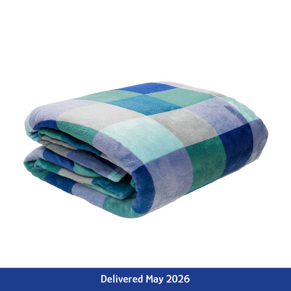 Charlie Ultraplush Blanket Ocean Double/Queen Charlie Ultraplush Blanket Ocean Double/Queen