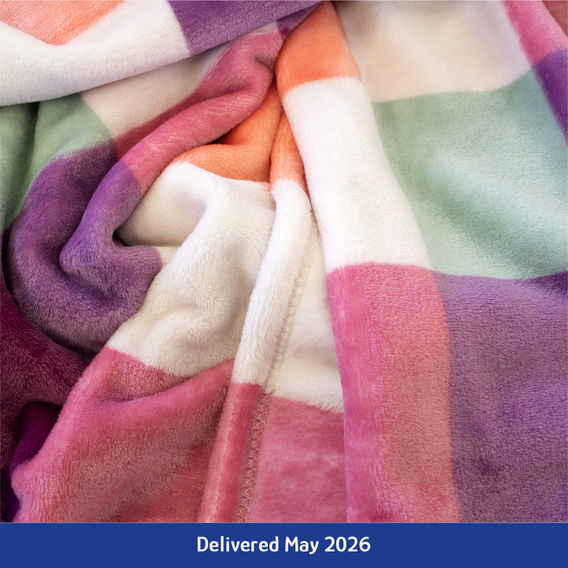 Charlie Ultraplush Blanket Sherbet King