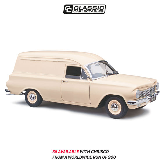 CLASSIC CARLECTABLES 1:18 HOLDEN EH PANEL VAN – WINDORAH BEIGE