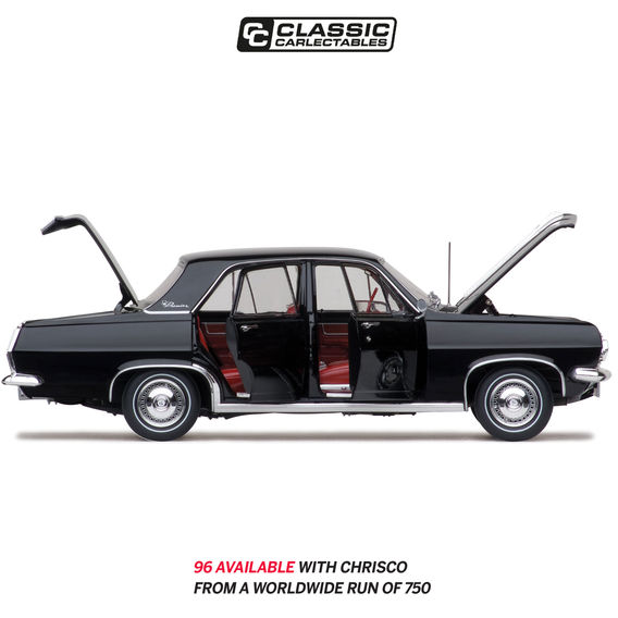 CLASSIC CARLECTABLES 1:18 HOLDEN HR PREMIER - WARRIGAL BLACK