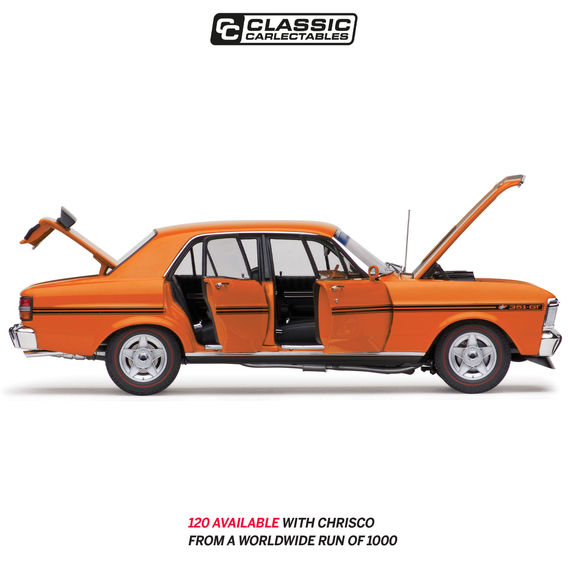 CLASSIC CARLECTABLES 1:18 FORD XY FALCON GT-HO PHASE III - RAW ORANGE CLASSIC CARLECTABLES 1:18 FORD XY FALCON GT-HO PHASE III - RAW ORANGE