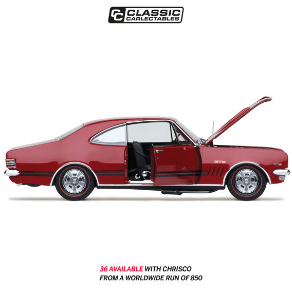 CLASSIC CARLECTABLES 1:18 HOLDEN HT MONARO GTS 350 - SPANISH RED CLASSIC CARLECTABLES 1:18 HOLDEN HT MONARO GTS 350 - SPANISH RED
