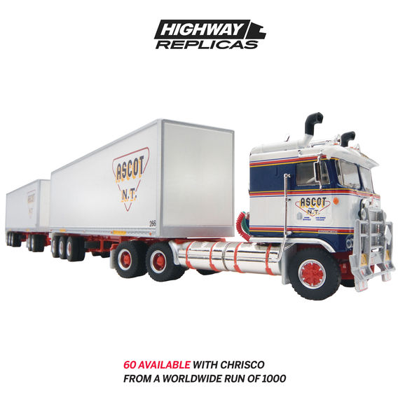 HIGHWAY REPLICAS 1:64 ROAD TRAIN - ASCOT NT HIGHWAY REPLICAS 1:64 ROAD TRAIN - ASCOT NT