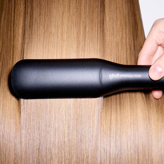 ghd Chronos Max Wide Plate Hair Straightener - Black