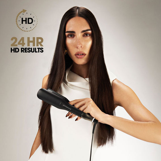 ghd Chronos Max Wide Plate Hair Straightener - Black