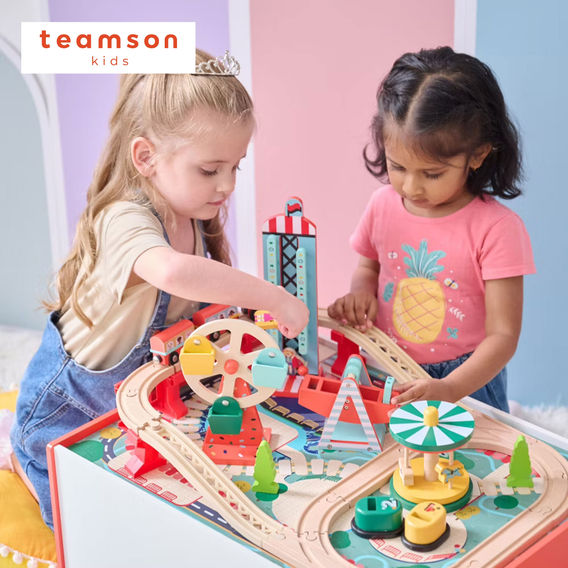 Teamson Kids Florida Amusement Park Play Table