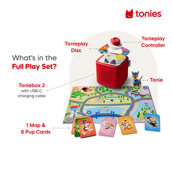tonies® PAW Patrol Toniebox 2 Bundle Cloud Pink