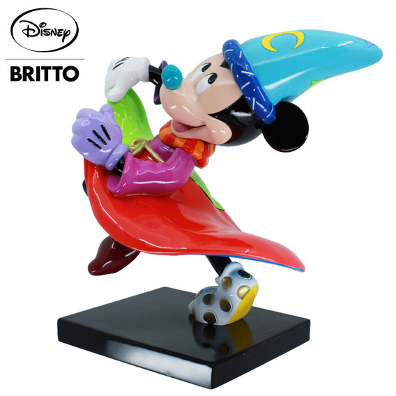 Disney Britto Fantasia 85th Anniversary Sorcerer Mickey Large Figurine