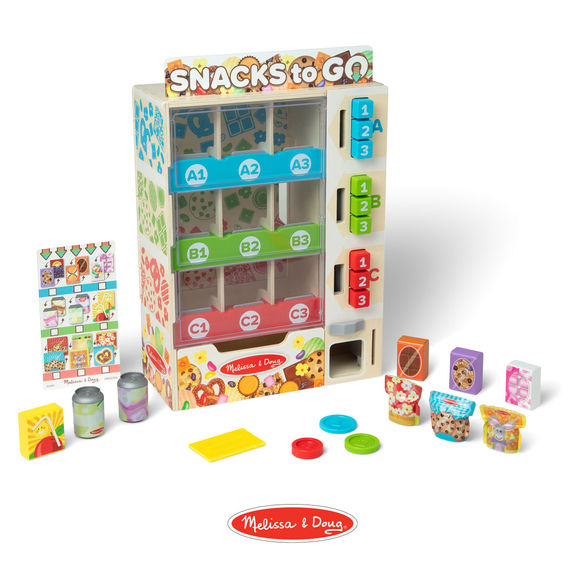 Melissa & Doug Wooden Vending Machine Playset
