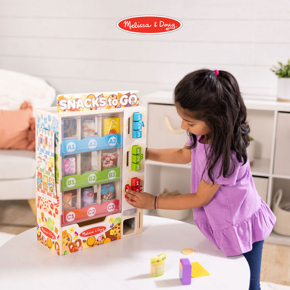 Melissa & Doug Wooden Vending Machine Playset Melissa & Doug Wooden Vending Machine Playset
