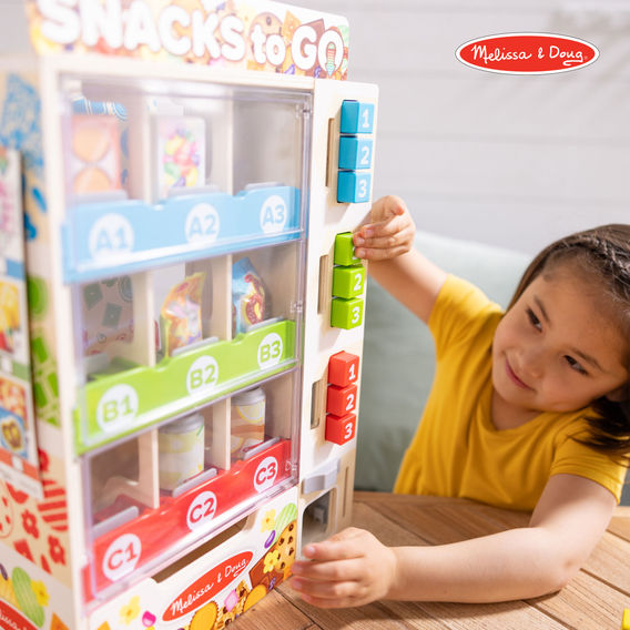 Melissa & Doug Wooden Vending Machine Playset Melissa & Doug Wooden Vending Machine Playset