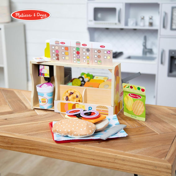 Melissa & Doug Food Counter Bundle
