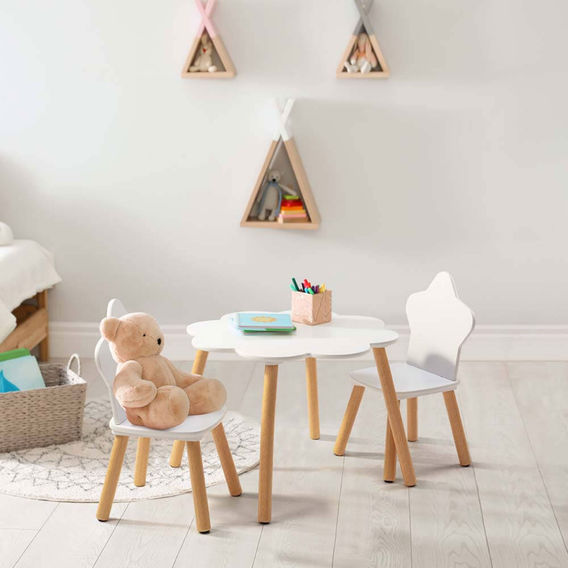 Cloud Kids Table and Chairs Set