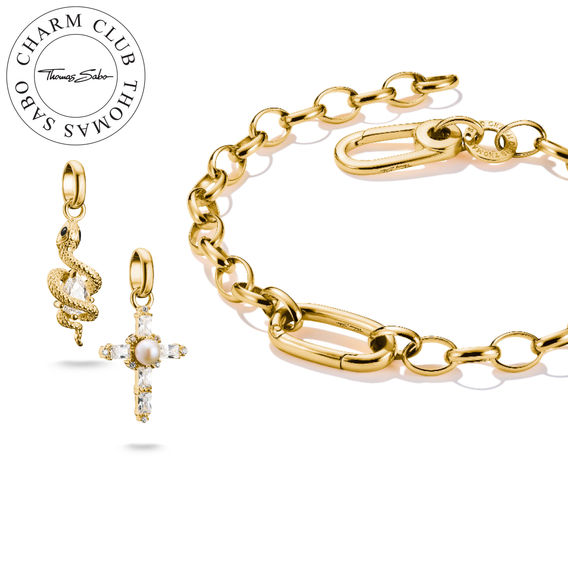 TS Charm Club Connect Charm Gold Set TS Charm Club Connect Charm Gold Set
