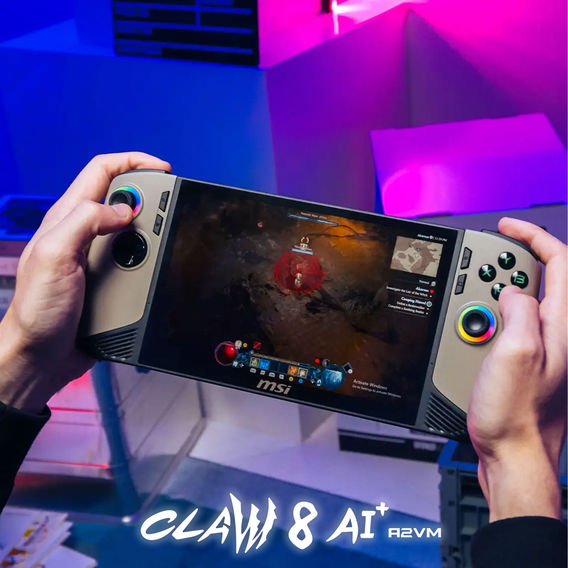 MSI Claw 8 AI+ Handheld Console Bundle