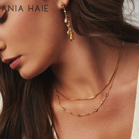 ANIA HAIE Gold Necklace & Earring Bundle