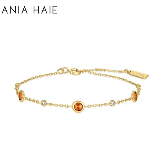 ANIA HAIE Gold Nano Gem Station Bracelet