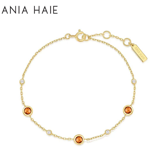 ANIA HAIE Gold Nano Gem Station Bracelet