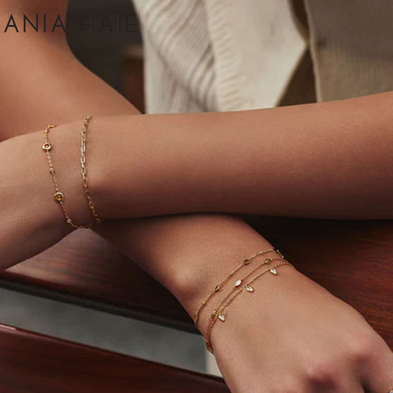 ANIA HAIE Gold Nano Gem Station Bracelet