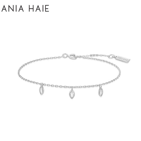 ANIA HAIE Silver Sparkling Station Bracelet ANIA HAIE Silver Sparkling Station Bracelet