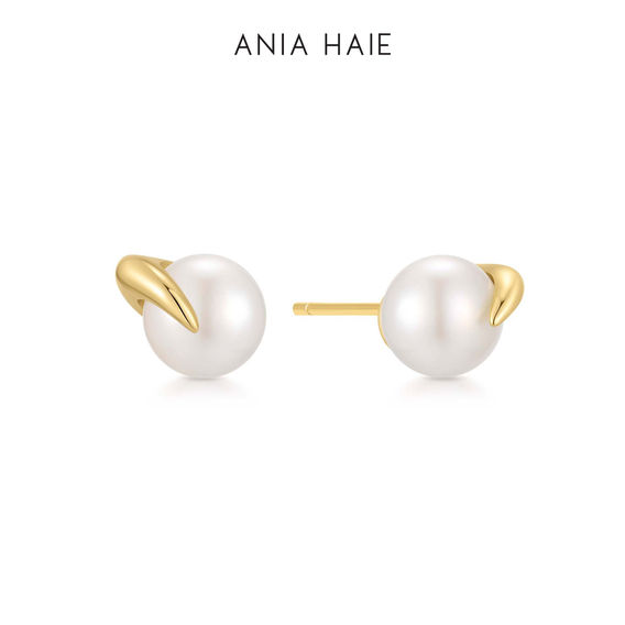 ANIA HAIE Gold Pearl Earrings ANIA HAIE Gold Pearl Earrings