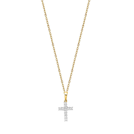 Diamond Cross Pendant