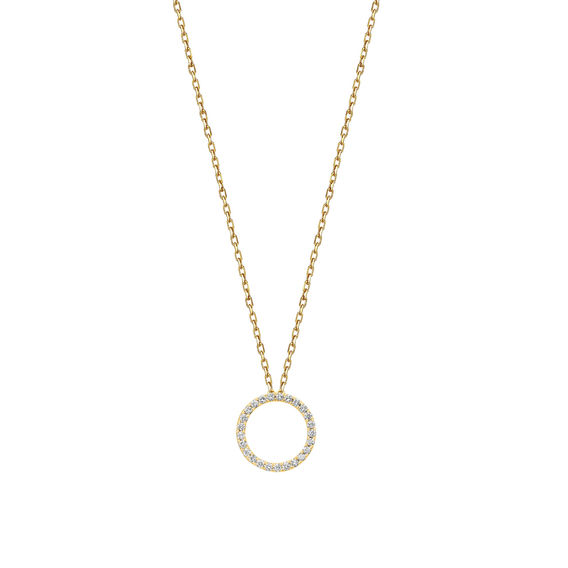 Diamond Circle Pendant