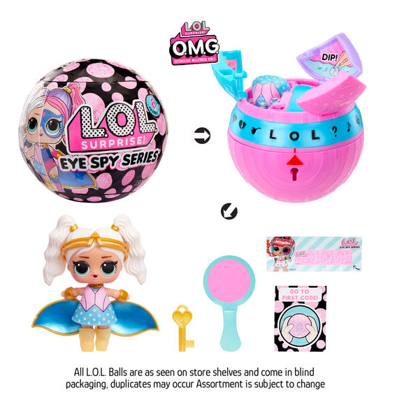 L.O.L. Surprise Eye Spy Tots Asst in PDQ L.O.L. Surprise Eye Spy Tots Asst in PDQ