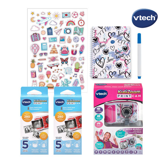 VTech Kidizoom Print Cam Bundle Pink VTech Kidizoom Print Cam Bundle Pink
