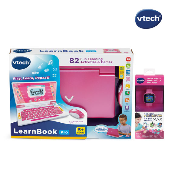 Vtech LeapBook Pro Laptop Bundle Pink Vtech LeapBook Pro Laptop Bundle Pink
