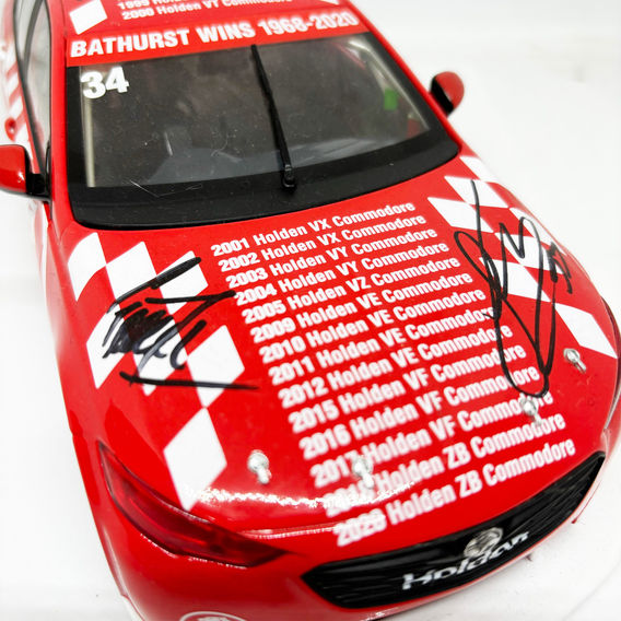 Holden Wins 1968-2020 1/18 Diecast with Signed COA Brand New in Box