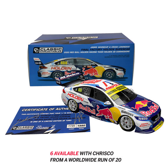 888 Redbull 1/18 Scale Bathurst Car Dual Signed COA new in Box 888 Redbull 1/18 Scale Bathurst Car Dual Signed COA new in Box