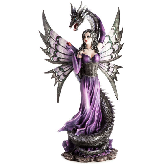 Purple Fairy with Black Serpent