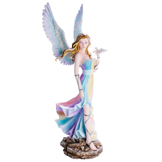 Rainbow Angel with Dove