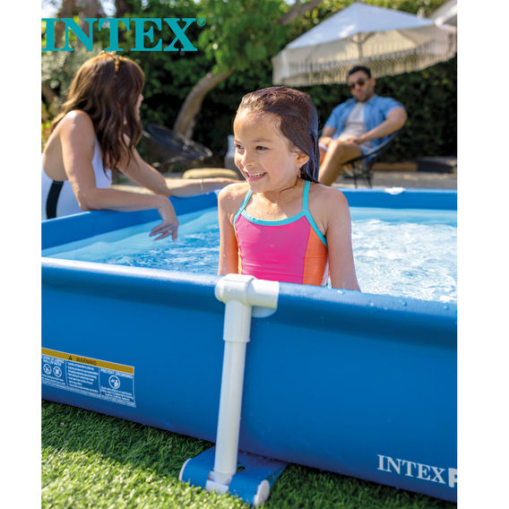 INTEX SQUARE FRAME PET POOL SET