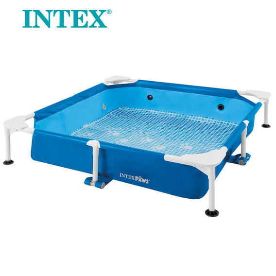 INTEX SQUARE FRAME PET POOL SET