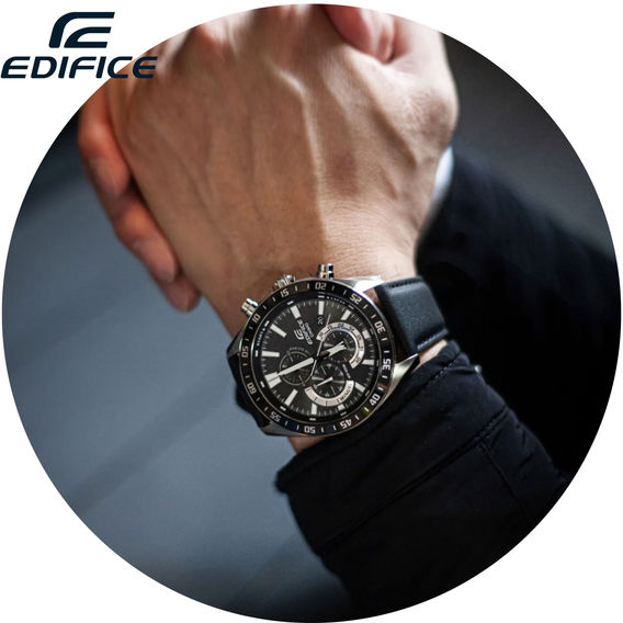 EDIFICE Standard Chronograph Black