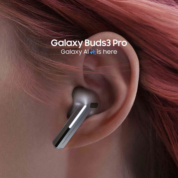 Samsung Galaxy Buds3 Pro in Silver