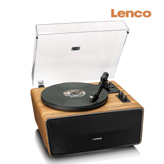 Lenco All-in-One 80-Watt Bluetooth Turntable Speaker system