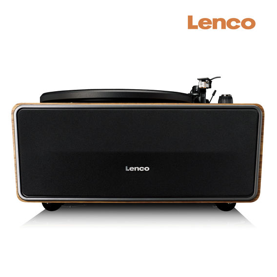 Lenco All-in-One 80-Watt Bluetooth Turntable Speaker system